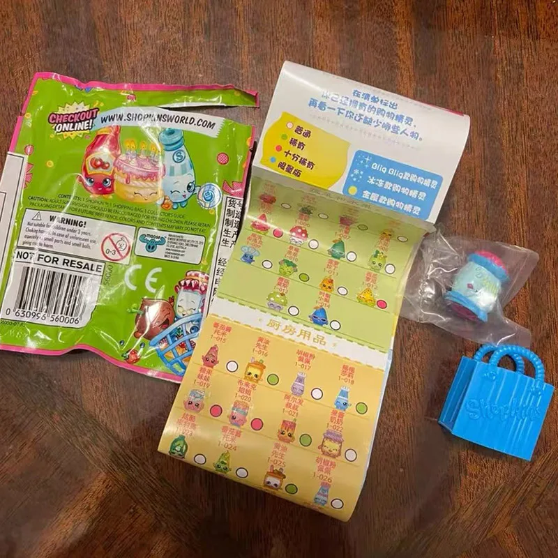 Shopkins Littles Elf S1 Blind Bag Cuties Fruit Vegetable Beverage Dessert Mini Model Toy Anime Figure Collect Ornament  Gifts view 4