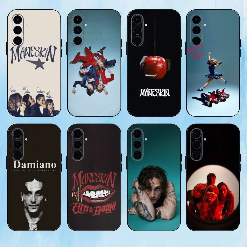 

M-Maneskin Damiano David Phone Case For Samsung Galaxy A73,A72,A71,A70,A53,A52,A51,Others Soft Black Cover