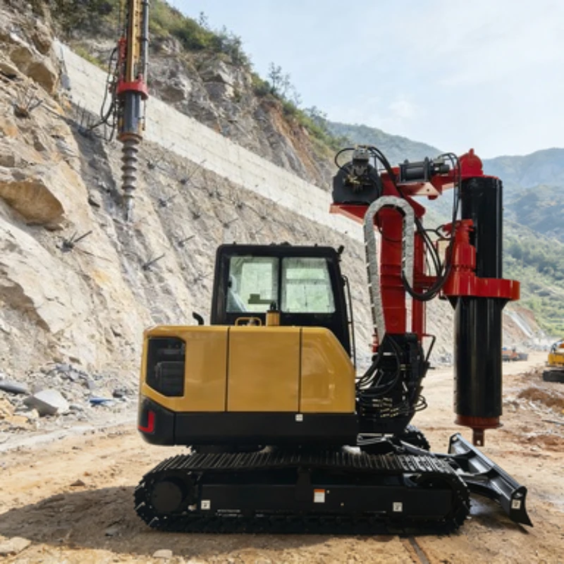 Deep Foundation Rotary Drilling Rig Max 50m, 2000mm Diameter, for High-Speed Rail Project