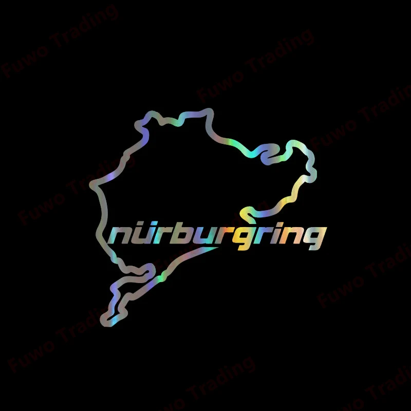 Fashion Personality Car Sticker The Racing Track Nurburgring Vinyl Decal Window Bumper Motorcycle Fridge Laptop Decoration PVC