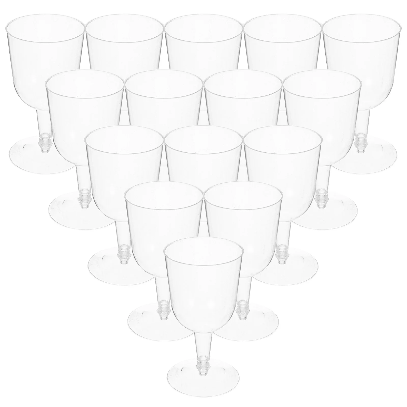 

24Pcs Disposable Wine Cups Plastic Party Cups Suitable for Whiskey Soda Water Fruit Juice Table Decoration Cool Styling Design