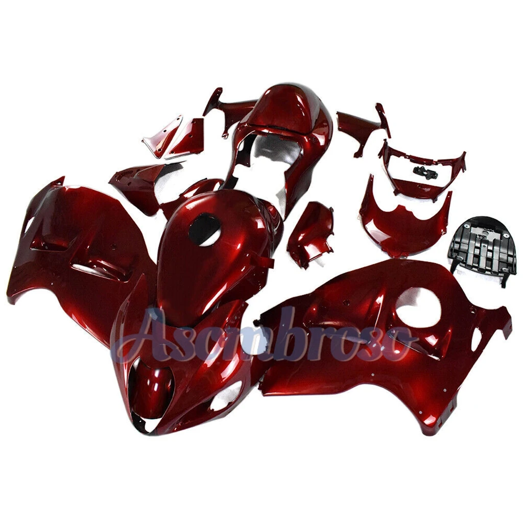 Fairing Kit Injection Panels For Hayabusa GSXR1300 2007 Wine Red ABS Plastic Bodywork GSX1300R 2006 2005 2000 1999 2002 2003