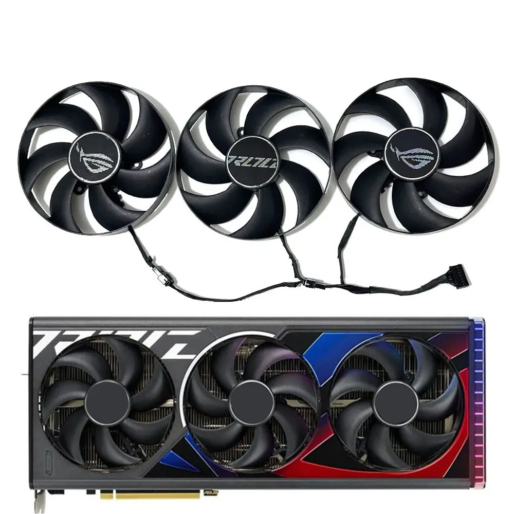 

Video Card Original 105MM 7PIN ROG Strix RTX4090 CF1015U12D GPU Cooling Fan For ASUS GeForce RTX4080 4090 Graphics Card Cooler