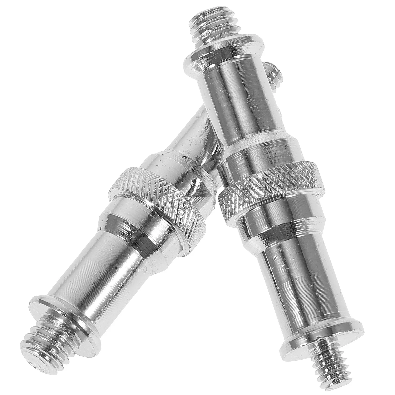 2pcs 1/4 To 3/8 Inch Male Threaded Screw Adapter Spigot For Light Stand Flash Mount Studio Photography Accessories Tool