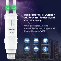 wifi extender signal booster High Power Outdoor Weatherproof 30dbm Wireless Repeater Router 2.4G 5G long range extender 1200M