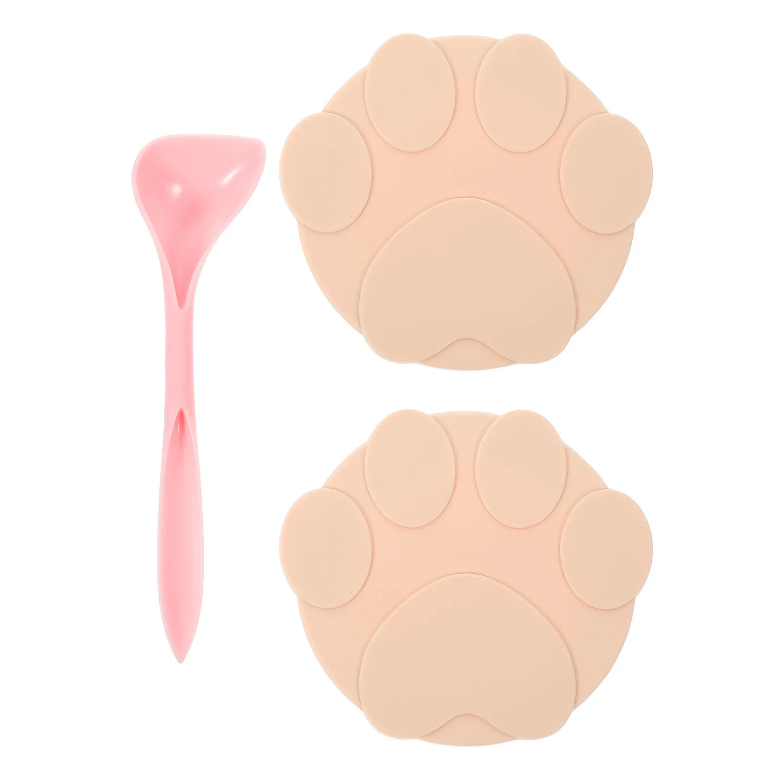 

1Set Silicone Food Lid Wear-Resistant Replaceable Can Lid for Cat Dog Food Preservation with Spoon Household Kitchen Accessory