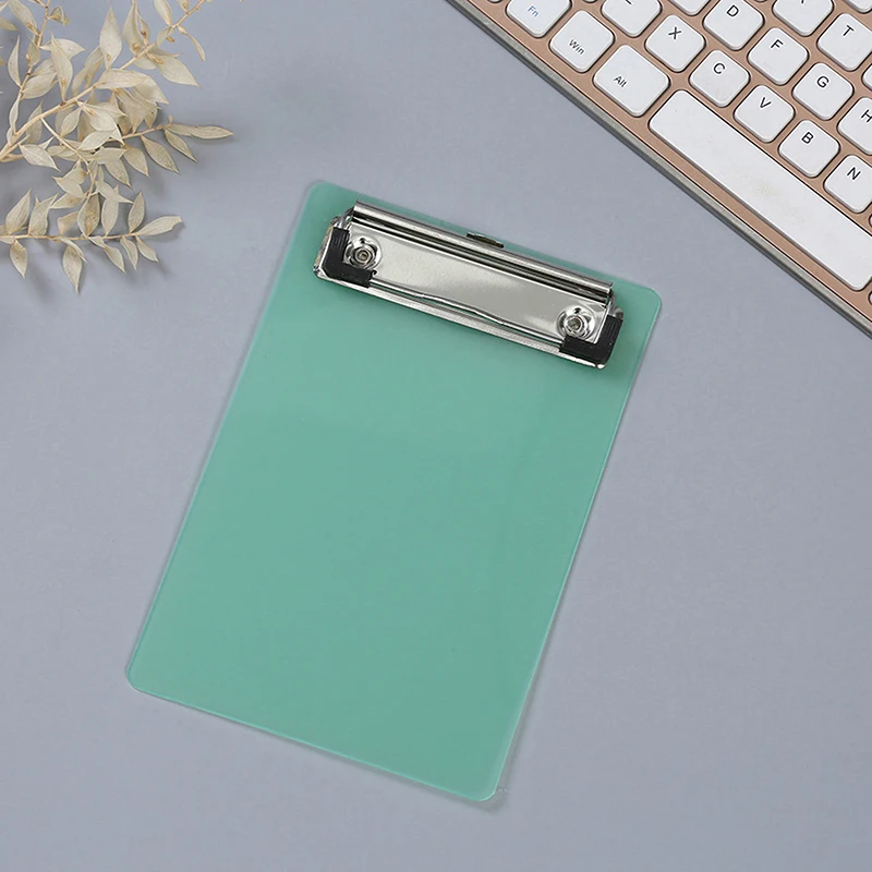 Simple A6 Bill Clipboard Memo Pad Clip Board Loose-leaf Notebook File Writing Pad Clamps Paper Holder Office School Supplies