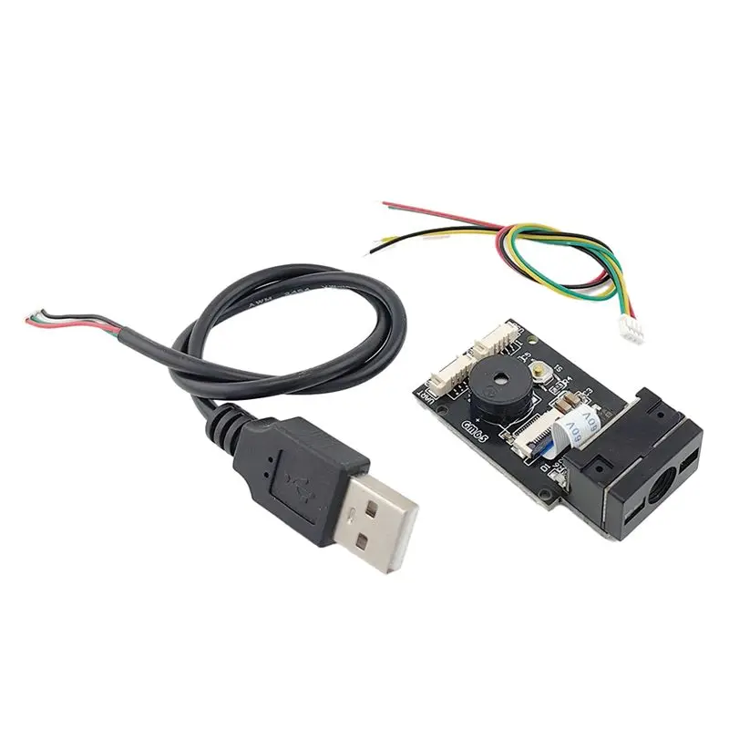 Neuer GM65 USB-Kabel-Barcode-Scanner 1D 2D Strichcode-Leser QR-Code-Leser Modul CMOS Buzzer zur Erinnerungsfunktion mit Kabel UA