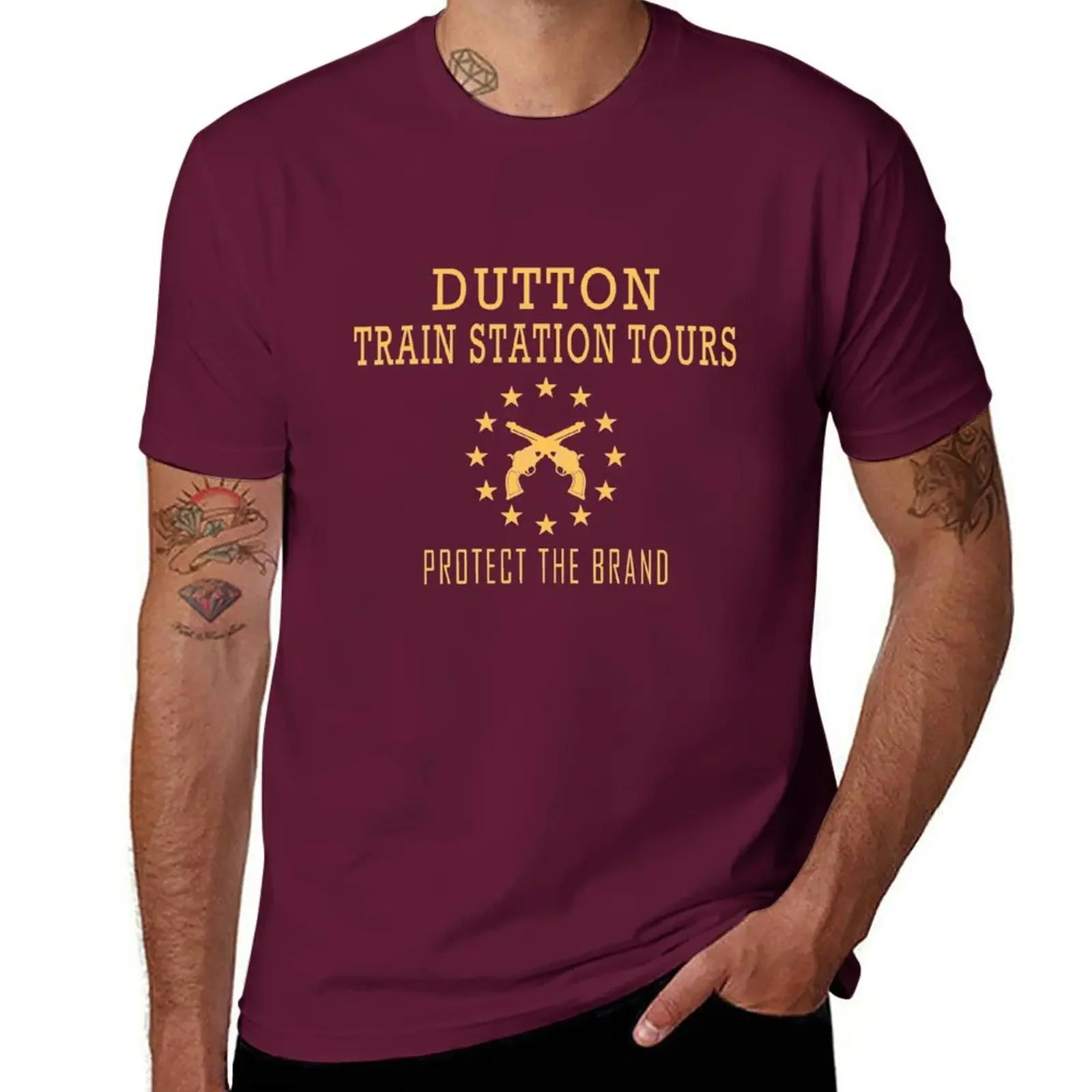 Hippie clothes plus sizes anime clothes sublime t shirt for men Dutton Train Station Tours T-Shirt harajuku graphic oversized