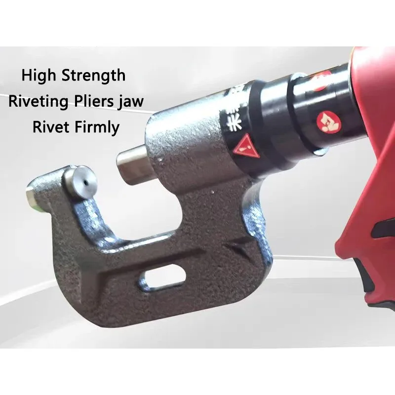 

Portable Hydraulic Riveter Rechargeable Electric Riveting Machine for Air Duct Aluminium Plate Angle Iron