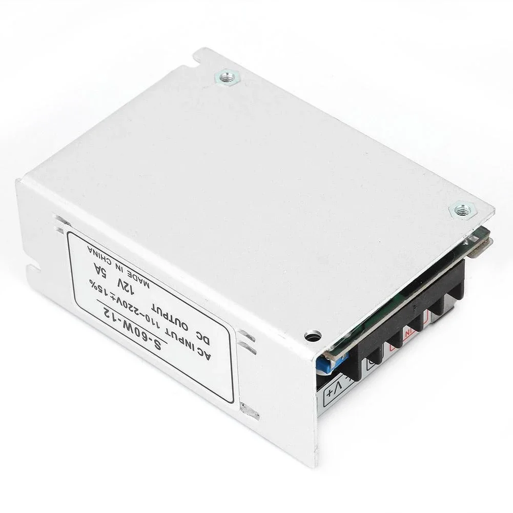 12V 5A Switching Power Supply 60W Power Supply Transformer Switch 220 AC To 12V DC for LED Strip Light