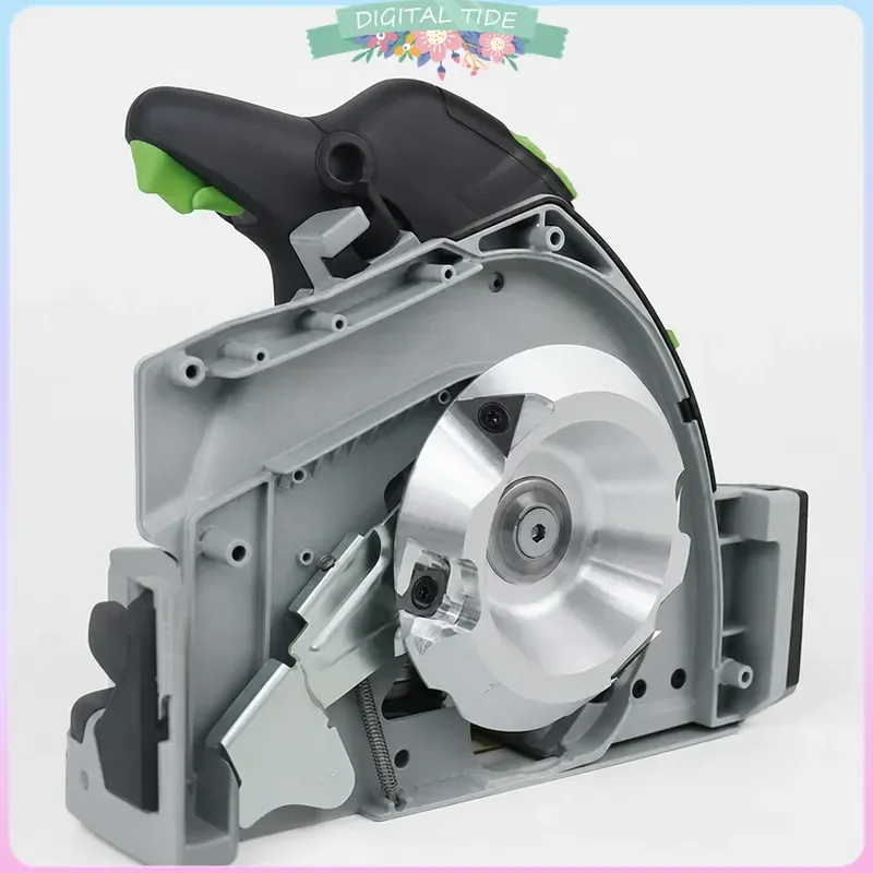120mm V Groove Milling Cutter 90 Degree Gypsum Board Chamfer Cutting Disc Replaceable Carbide Insert Planer Head for Track