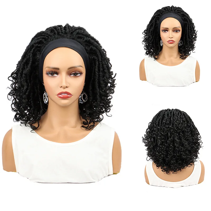 Synthetic Curly Wig for Women - Goddess Inspired Crochet Hair - Twisted Fiber Costume Wig Headpiece Party Cosplay Fashion