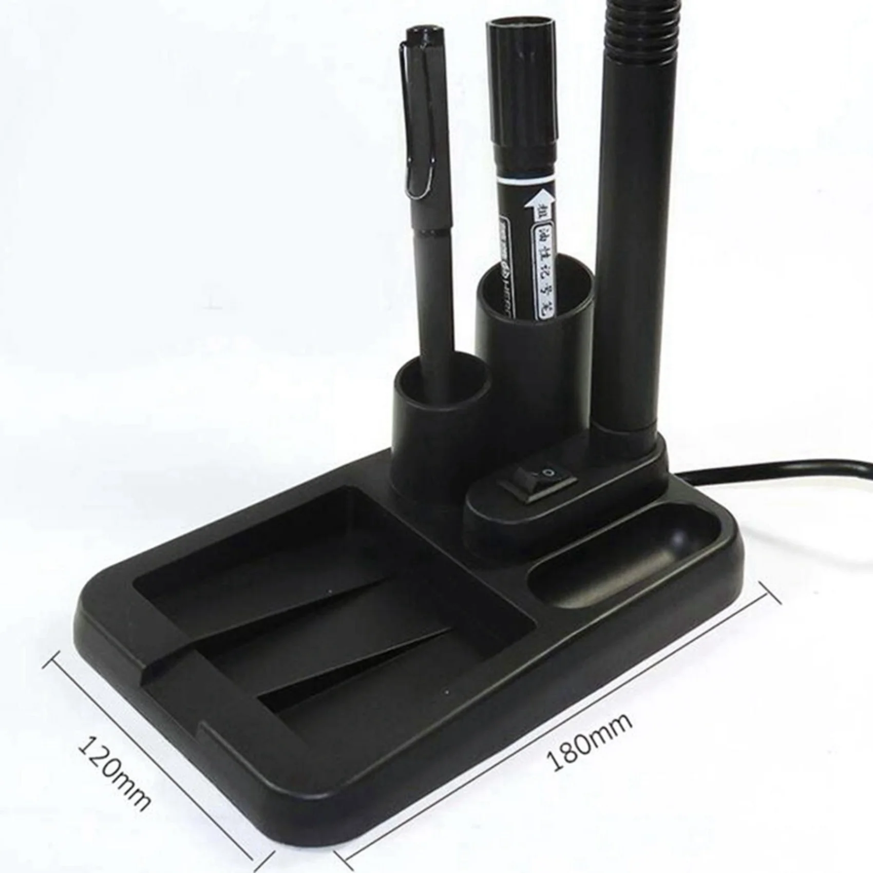 2X LED مصباح مكبر 5X 10X المكبر مع ضوء الجدول ومصباح مكتبي الطابق حامل المكبر الزجاج للقراءة \ الولايات المتحدة التوصيل