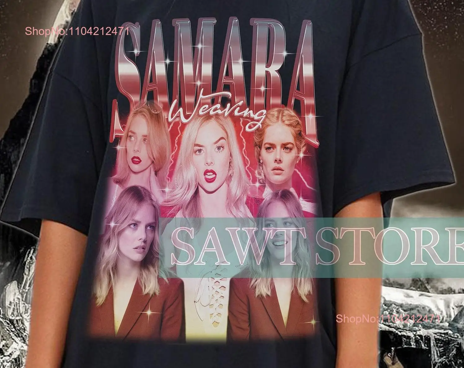 Limited SAMARA WEAVING Vintage T Shirt Fan Retro 90s Sweater long or short sleeves