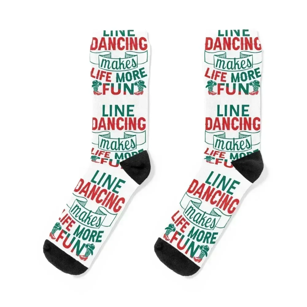 

Line Dancing Makes Life More Fun For Dance Lovers Socks Crossfit cotton Hiking boots Women's Socks Men's