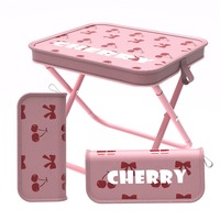 Water-proof Folding Chair Wear-resistant Portable Pencil Case Stool Oxford Cloth Adjustable Zipper Fishing Stool Hiking