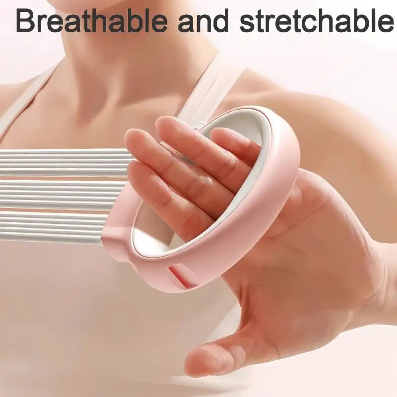 

Adjustable Resistance Three-Hole High Rebound Tensioner Elastic Band for Back Training Home Yoga Stretching Rope
