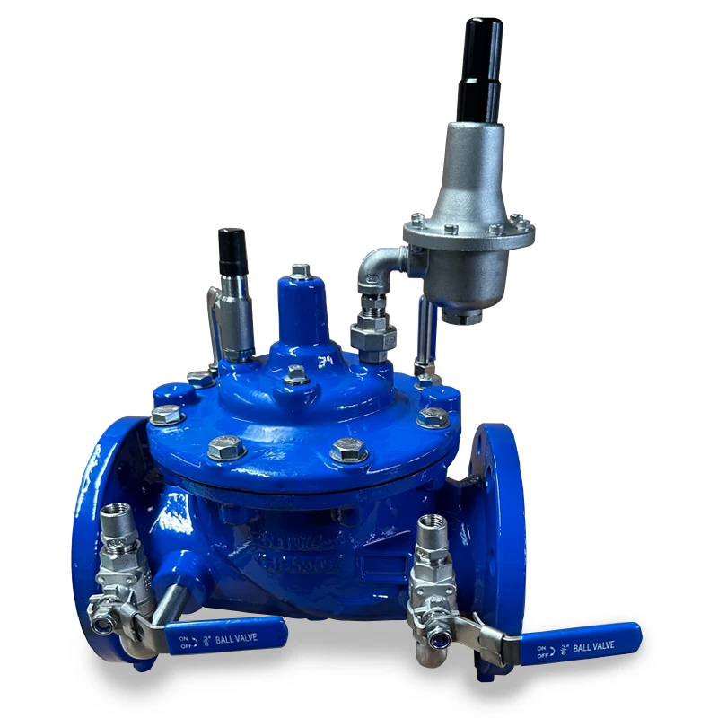 

Hydraulic Control Valve DN100 Pressure Reducing Valve Ductile Iron Cast Water Flange Ends PN10/PN16 General Application