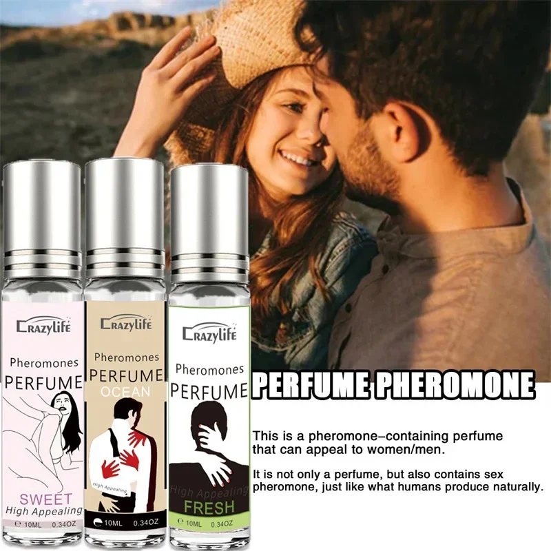 

10ml Unisex Fruity Pheromone Perfume Oil Attract Women Sexually Stimulating Attraction Eau De Parfum for Men