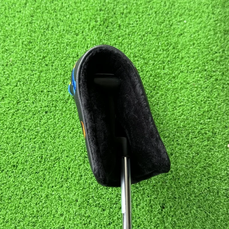 Golf Putter Cover Head Cover Tee Pattern Golf Driver Cover Blade Putter Head covers Hybrid UT Club Cover Set Golf Accessories - view 6