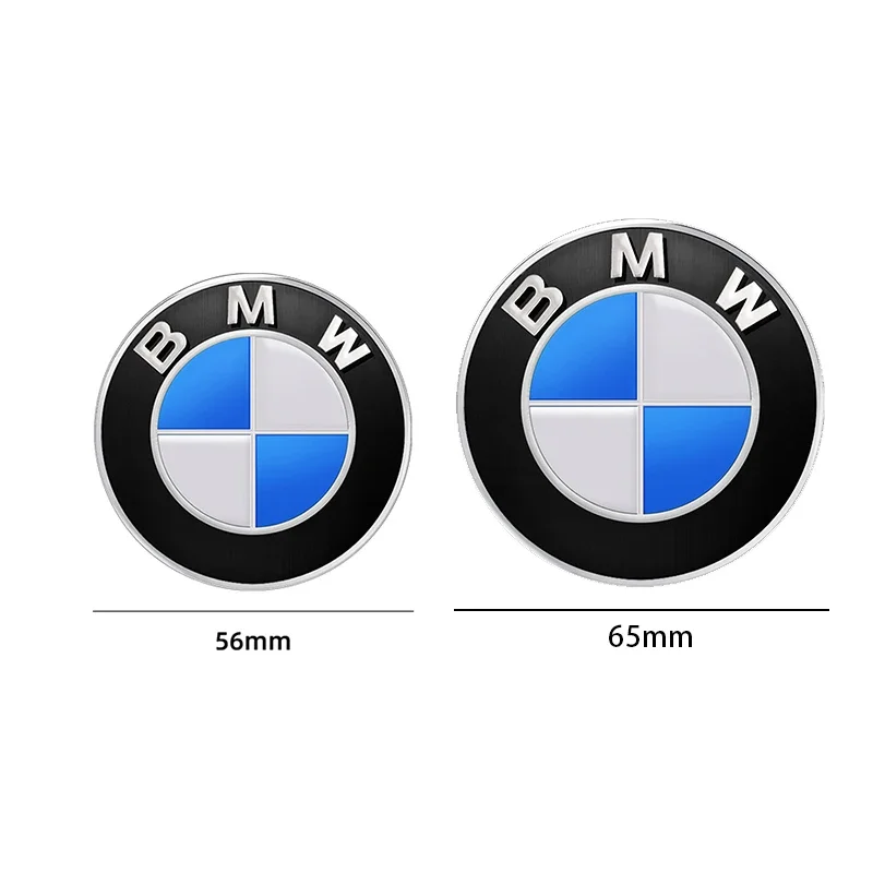 4pcs 56/65mm Car Wheel Center Hub Cap Stickers Styling For BMW M Performance E36 E46 E60 E90 E91 E92 E93 F30 F20 M3 Accessories image 2