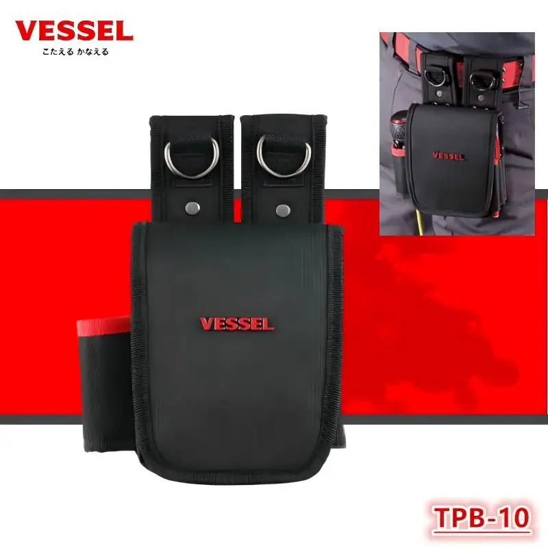 vessel-tpb-10-screwdriver-pouch-parts-holder-open-front-soft-sided-storage-bag-screwdriver-and-pliers-tool-kit