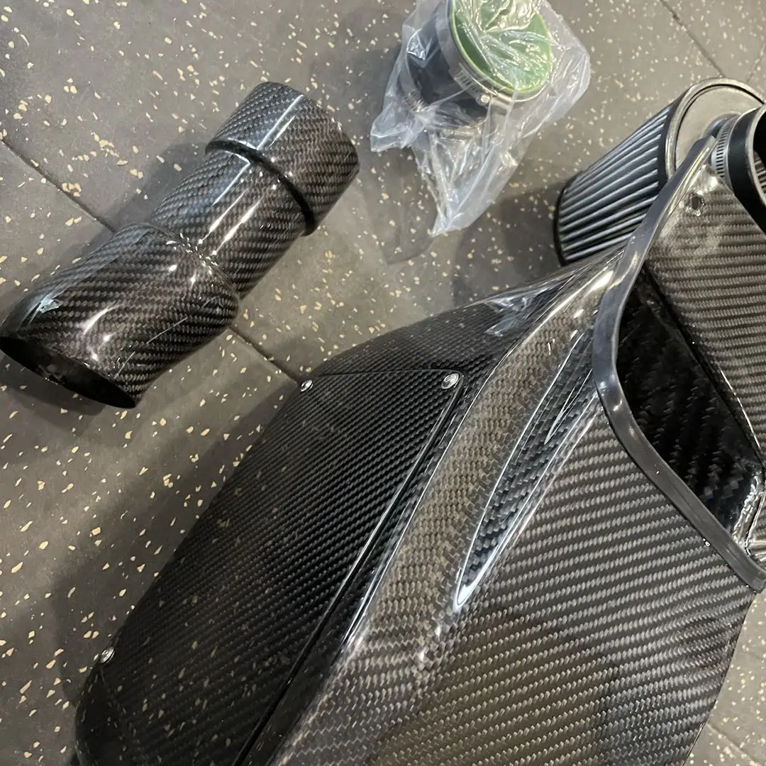 Neues Kaltlufteinlassfiltersystem aus echtem Kohlefaser für Typ R 2022+ FL5 2.0T