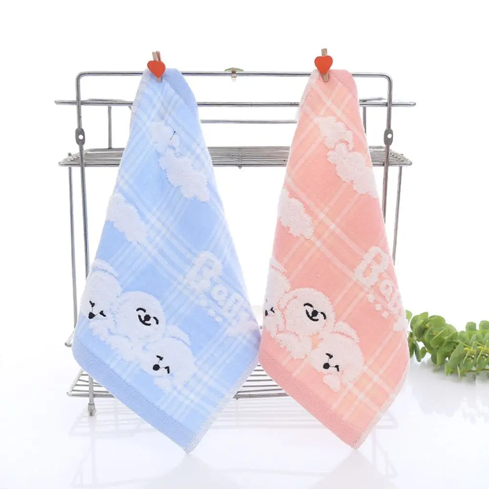 30*30cm Cute Dog Infant Baby Cotton Hand Towel Baby Towel Handkerchief