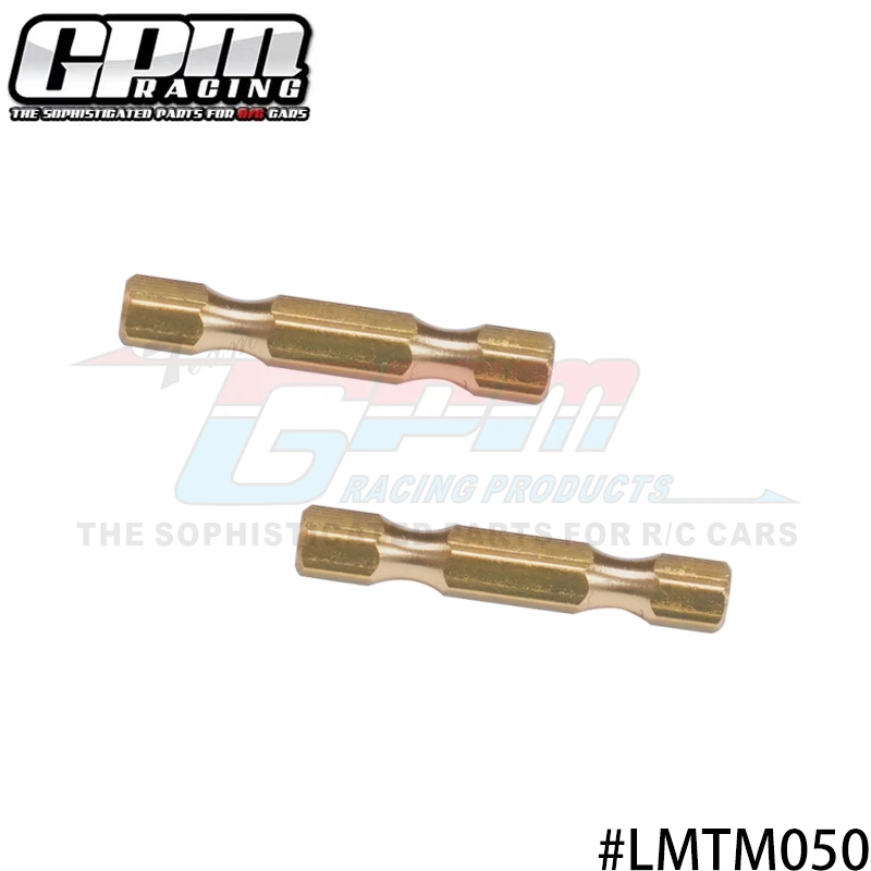 GPM Upper 4-Link Bar ทองเหลือง Fixings สําหรับ LOSI 1/18 Mini LMT รถบรรทุกมอนสเตอร์ LOS01026