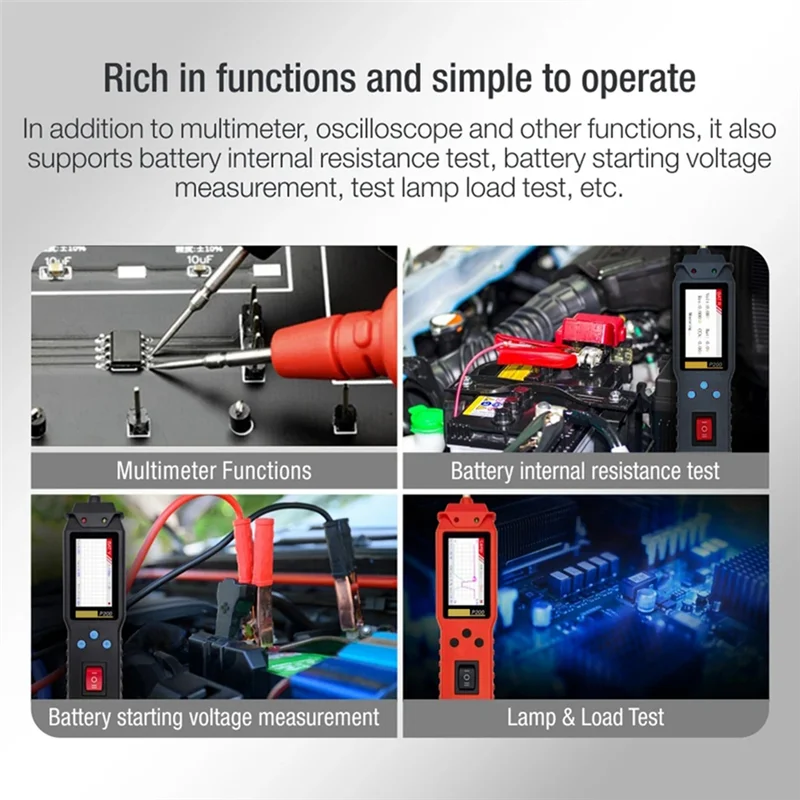

AS57-P200 Car Electric Circuit Tester Probe Pen Tester Voltage Resistant Test Voltage Power Probe Kit Auto Battery Teste