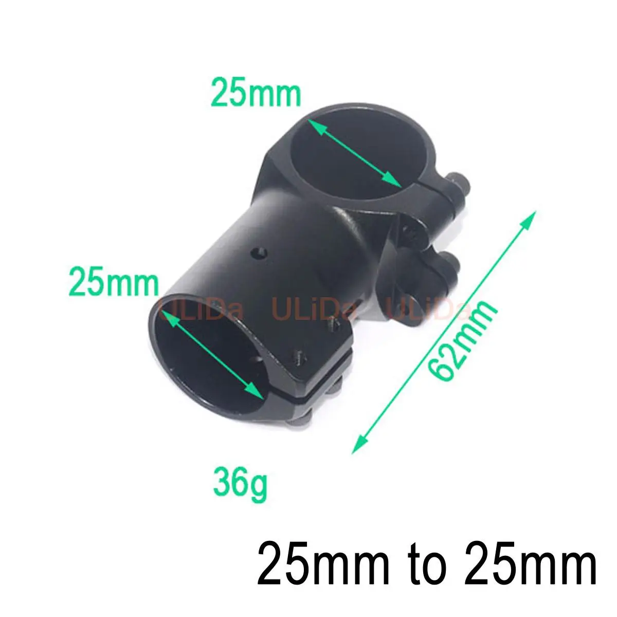 Trépied de train d'atterrissage CNC en alliage de Joint en T en aluminium à Double verrouillage, 16/18/20/25mm, pour RC Quadcopter, Protection des plantes, pièce de Drone UAV