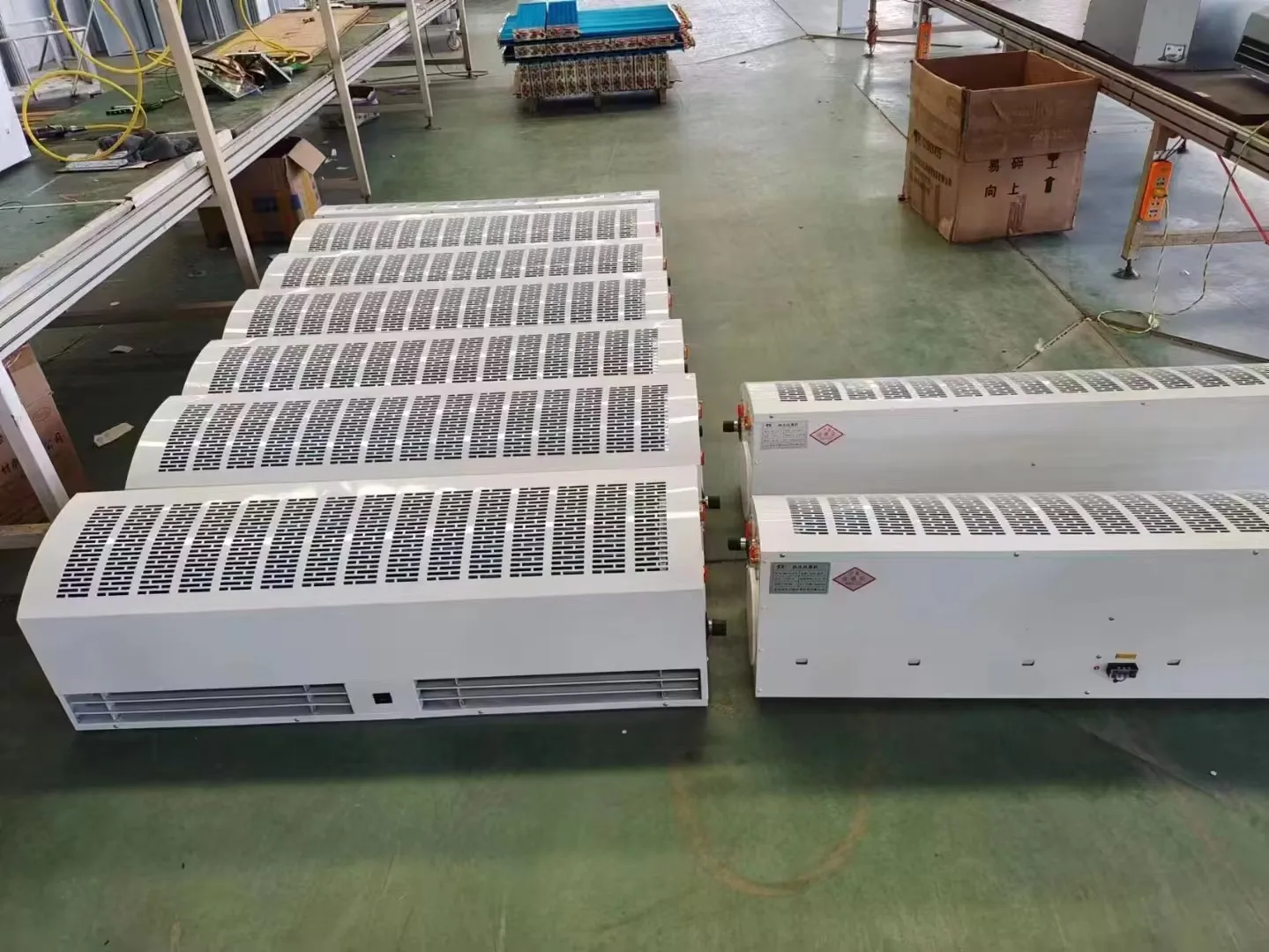 220V/380V Aluminum Restaurant Manufacturing Plant Home Use Heating Air Curtain