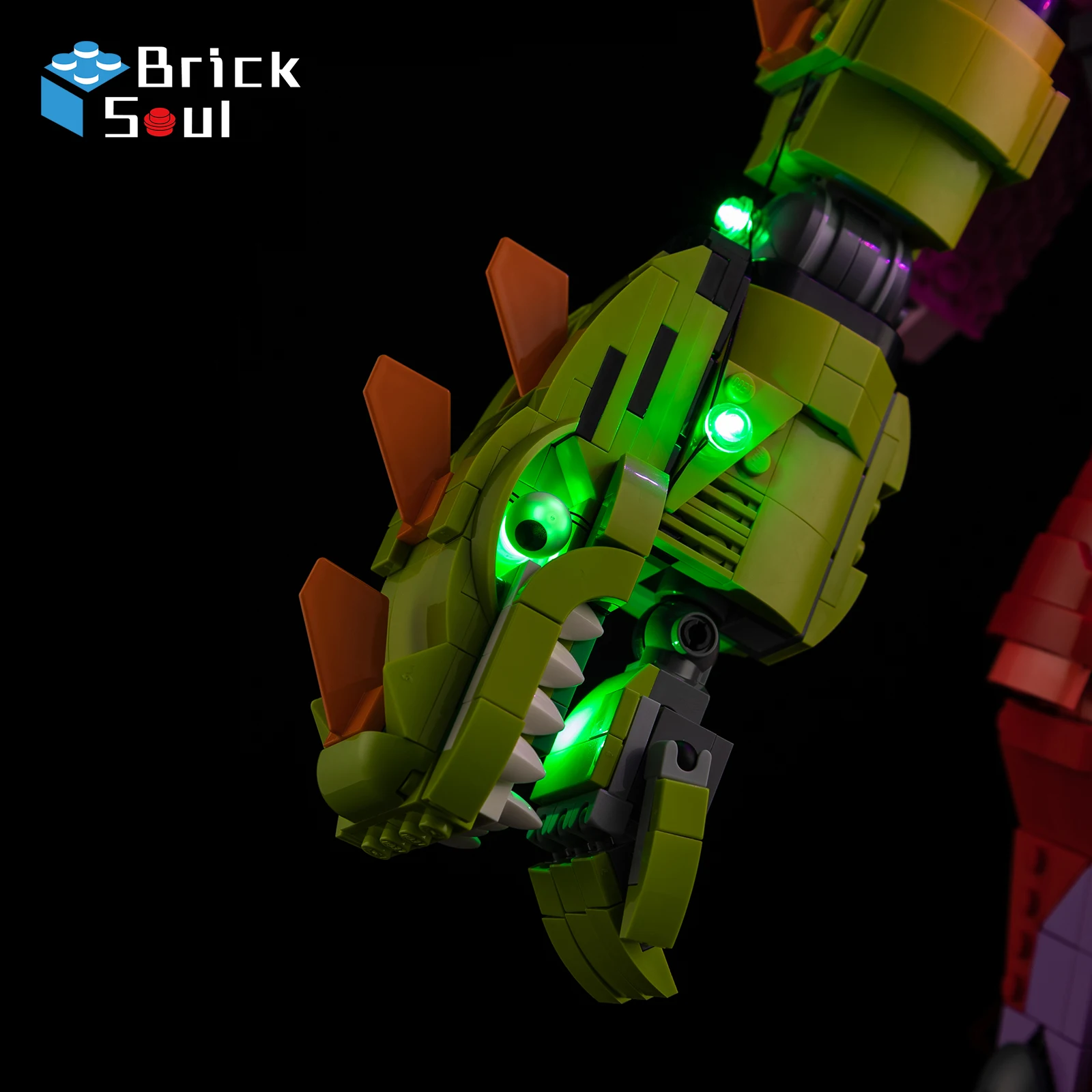 Kit de luz Led para Lego 77078, líder del equipo Mecha, modelo Diy, juego de juguetes, bloques de construcción no incluidos