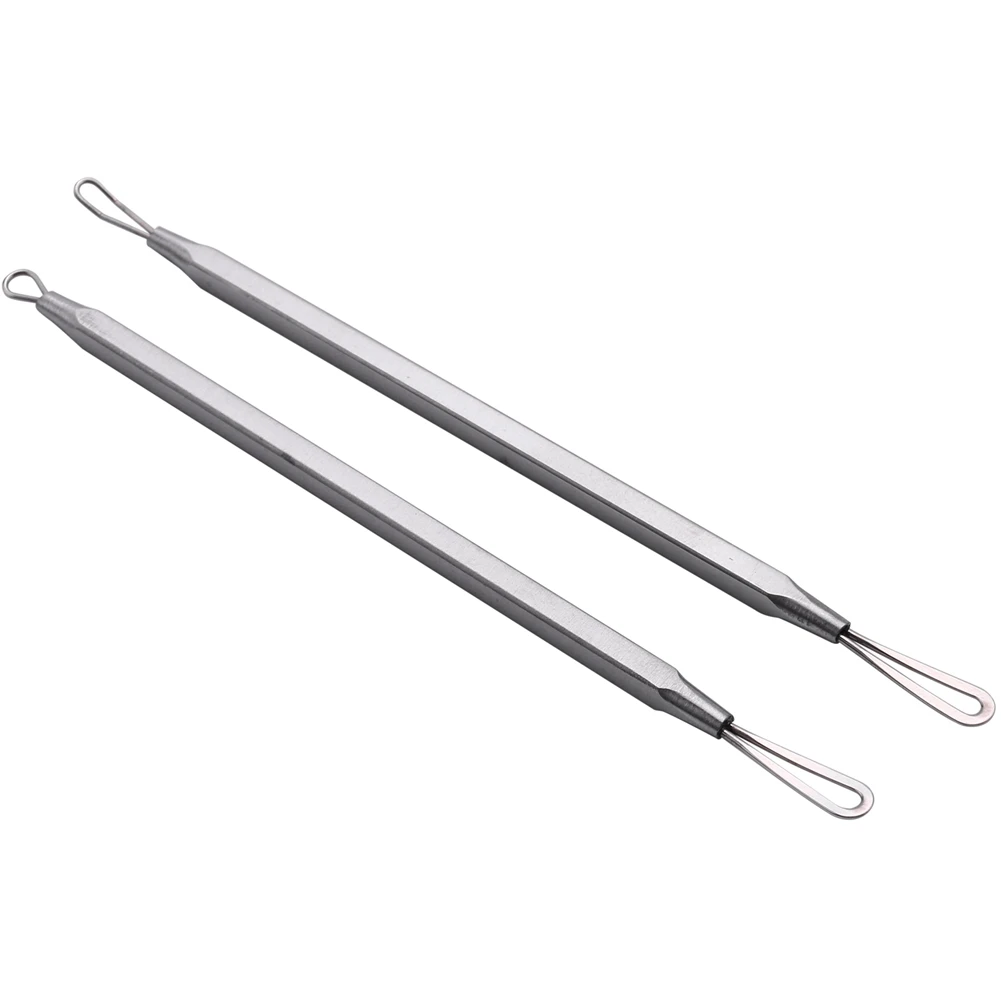 M14K-16X Professional Black Head Remover Tool Kit Stainless Steel Blackhead Acne Comedone Pimple Blemish Extractor