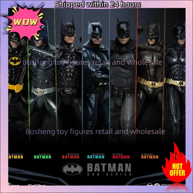 

NEW SPOT Beast Kingdom DC Batman Belkeaton Pattinson Big Ben Clooney Batman Action Figure Tide Play Gifts