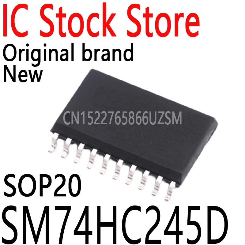 10PCS New and Original ICN74HC245 74HC245 74HC245D Wide Body 7.2MM SOP20 IC SM74HC245D