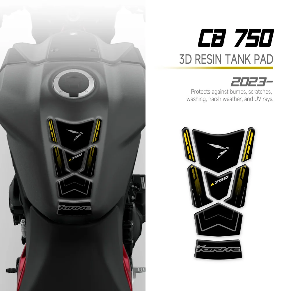 For CB750 Hornet CB 750 2023 2024 2025 2026 Accessories Tank Pad 3D Resin Sticker Protection Kit