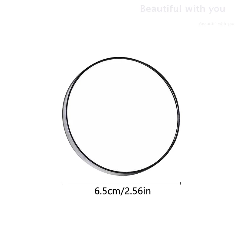 New6.5/8.5cm 5X Vergrootglas Zuignap Wandmontage Ronde Badkamer Spiegel Bad Make-Up Cosmetische Make Up Spiegels accessoires