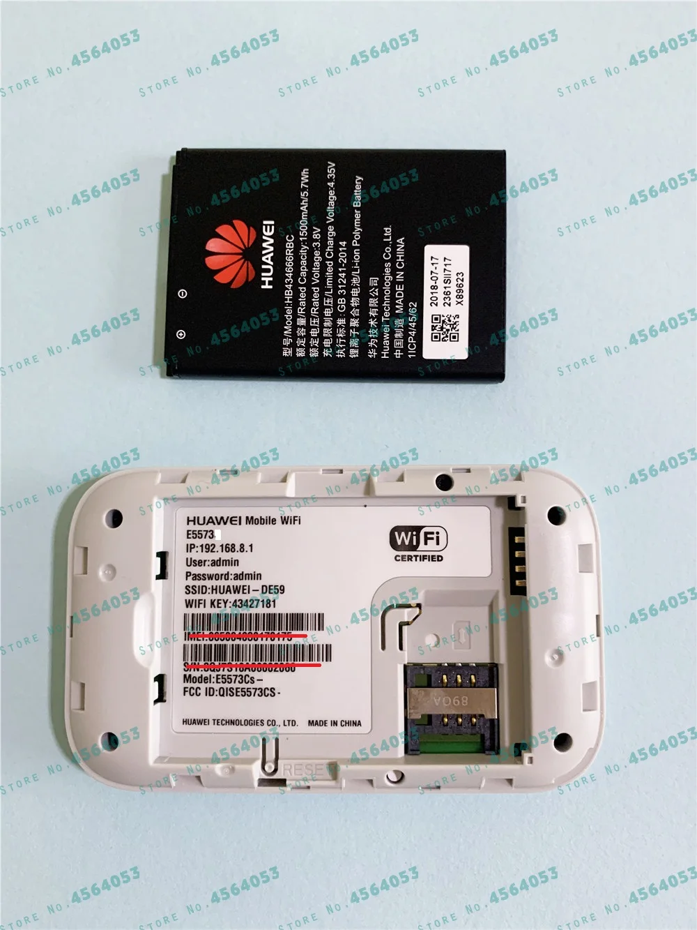 Huawei-E5573-609 Dispositivo móvel Hotspot sem fio, 4G LTE Sim Card Router