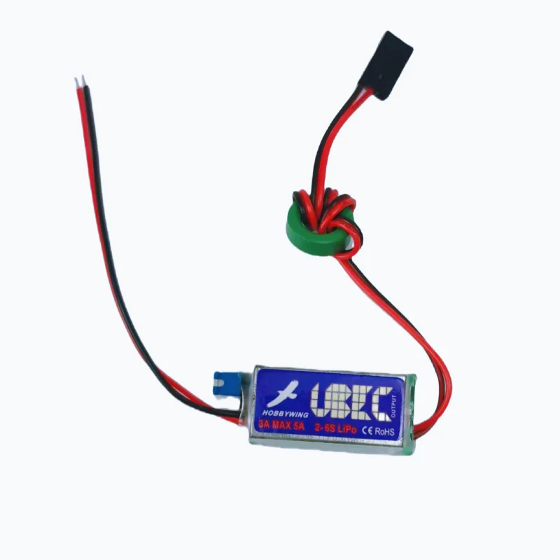 HOBBYWING 5V/6V RC UBEC 3A Max 5A Lowest RF Noise BEC Full Shielding Antijamming Switching Regulator For RC helicopter Drone