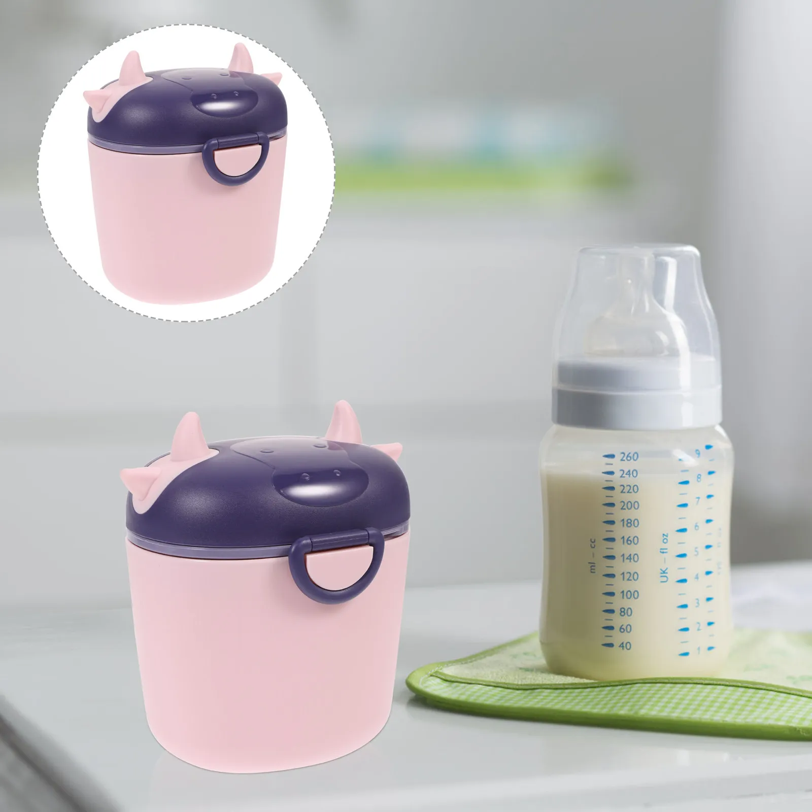 

Baby Milk Powder Storage Container Portable Formula Dispenser For Travel Outdoor Use Infant Food Container