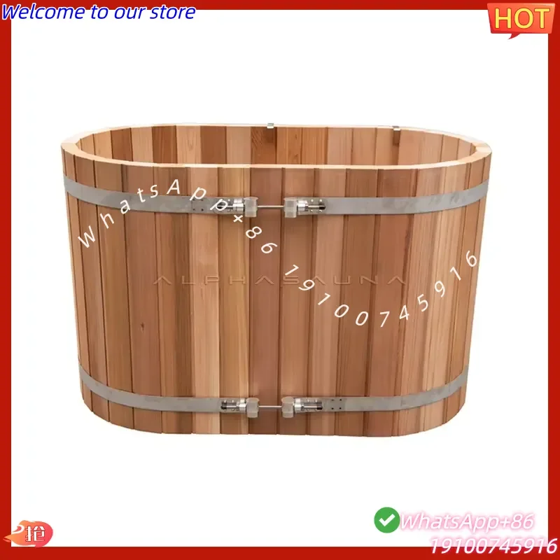 

2026Hot Manufacturers Sell Ice Bath Bucket Wooden Kit Hot Bath Bucket for Adults