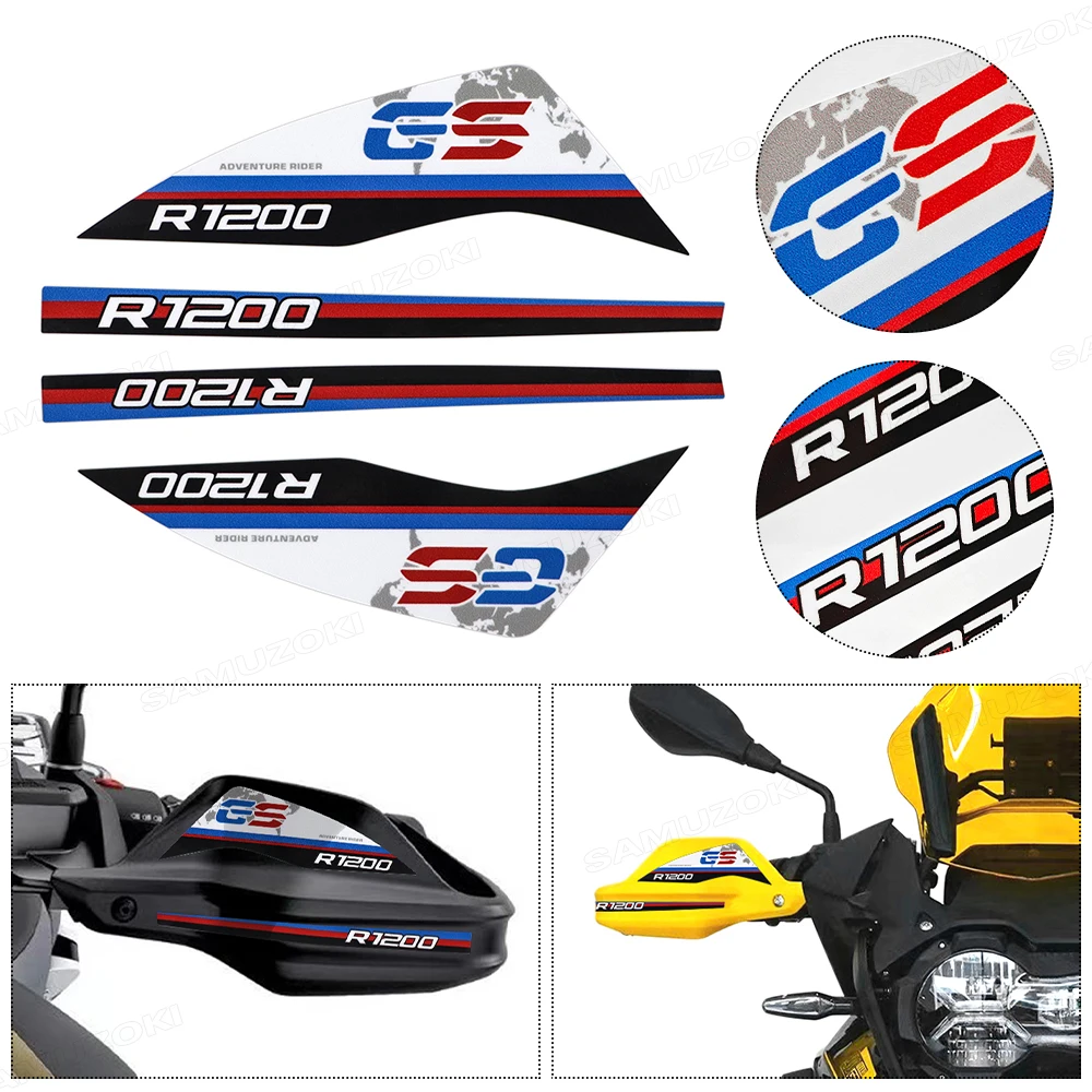 R1200GS R 1250GS Macera F850/750/650GS g310gs F900XR Motosiklet Handguard Çıkartması el koruması Kalkanı 40 Yıl GS Etiket