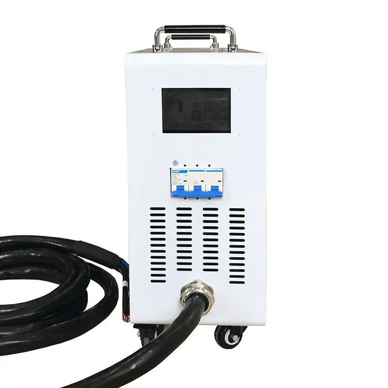 広東省新エネルギー Ccs2 ポータブル電気自動車 DC 60kw Ev ステーション充電パイルダブル