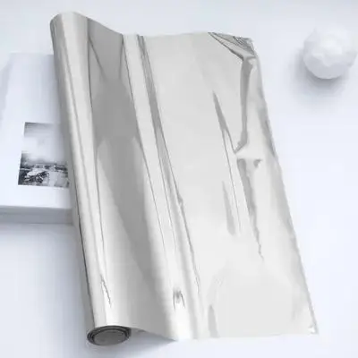 Adhesive Mirror Sticker 2 Meters Large Wall Mirror Tiles Modern Feeling Easy to Use Home Decoration Mirrors for Wall