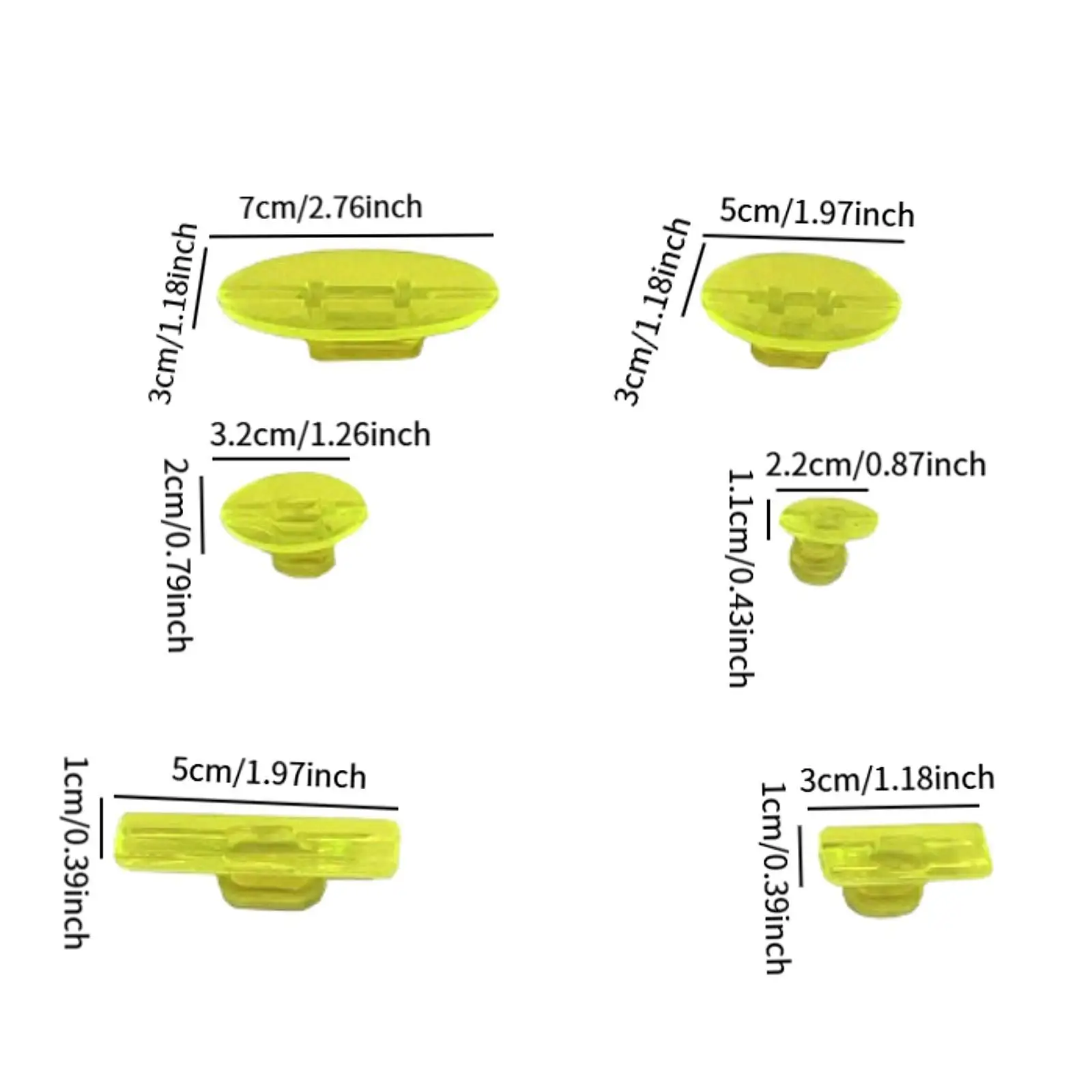6x Pulling Tabs Car Dent Removal Tool Professional Sturdy for Refrigerator