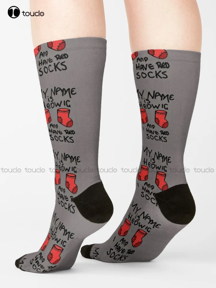 Split (Hedwig) Horror, Cute, Red, Film, Movie, Hedwig Socks Workout Socks Women Unisex Adult Teen Youth Socks 360° Digital Print