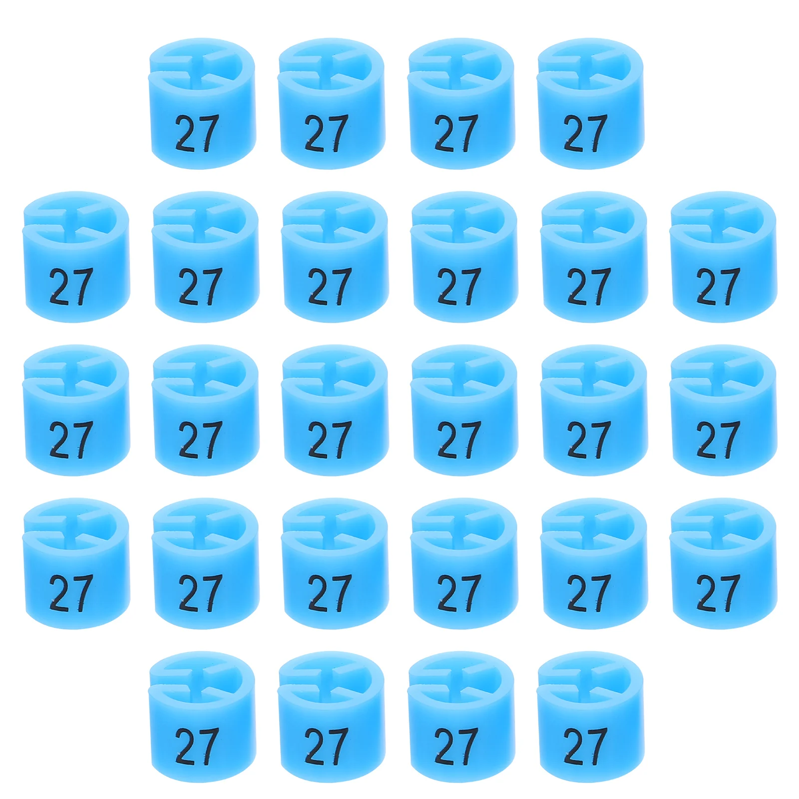 

200 Pcs Clothes Hangers Size Display Board Clothing Clips Markers Tags