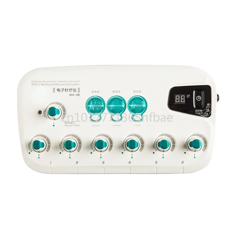 EMS Massager Acupuncture Stimulator Device Acupoint Electronic Acupuncturist 6 output Acupressure Relax Apparatus